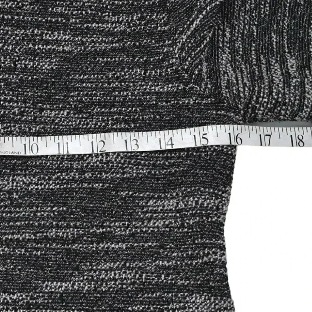 Banana  Republic Boucle Sheath Dress Size 6 Petite Black White - Picture 12 of 13